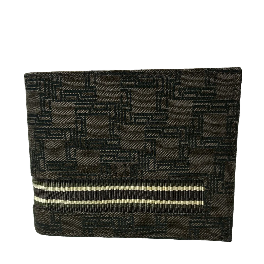 Dunhill D Eight Geometric Pattern Bifold Wallet
