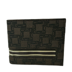 Dunhill D Eight Geometric Pattern Bifold Wallet