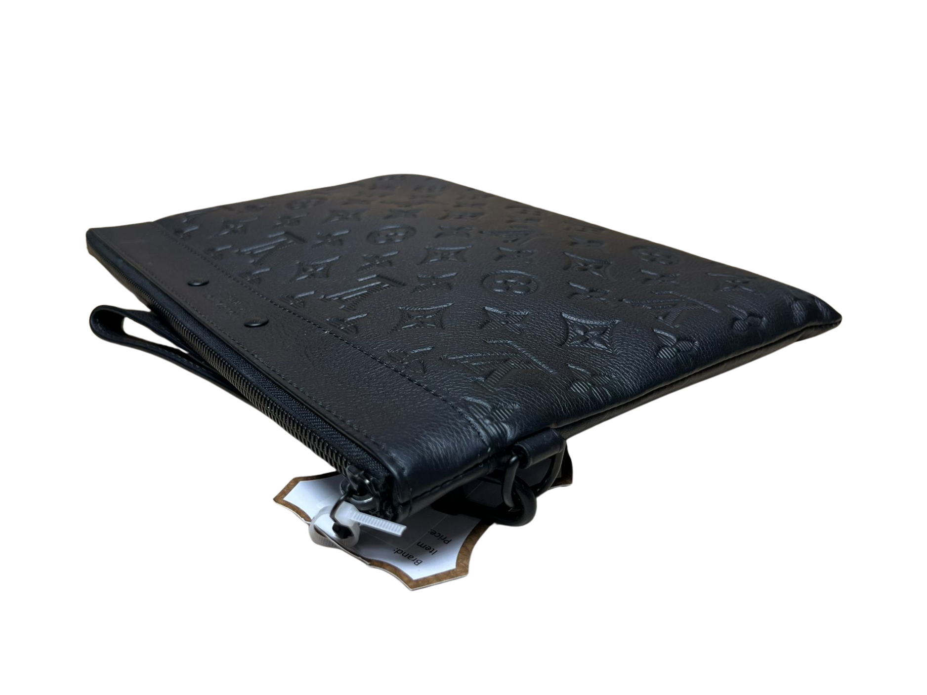 Louis Vuitton Pochette ToGo Monogram Shadow Leather Clutch Bag