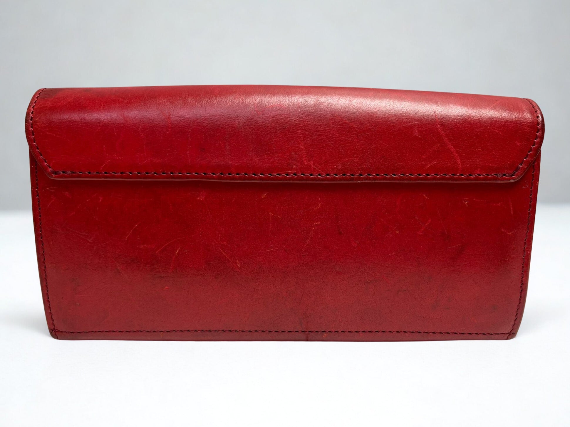 Rabeanco Red Leather Wallet Secondary image