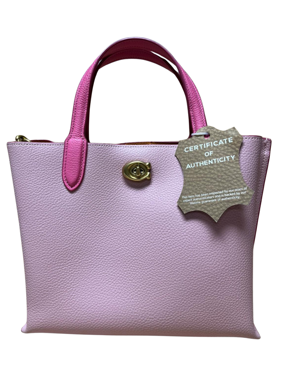 Coach Willow Tote 24 Colorblock Leather