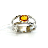 18KWG Yellow Sapphire Ring