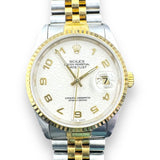 Rolex Datejust 36mm 16233 Ivory Computer Dial U serial Watch