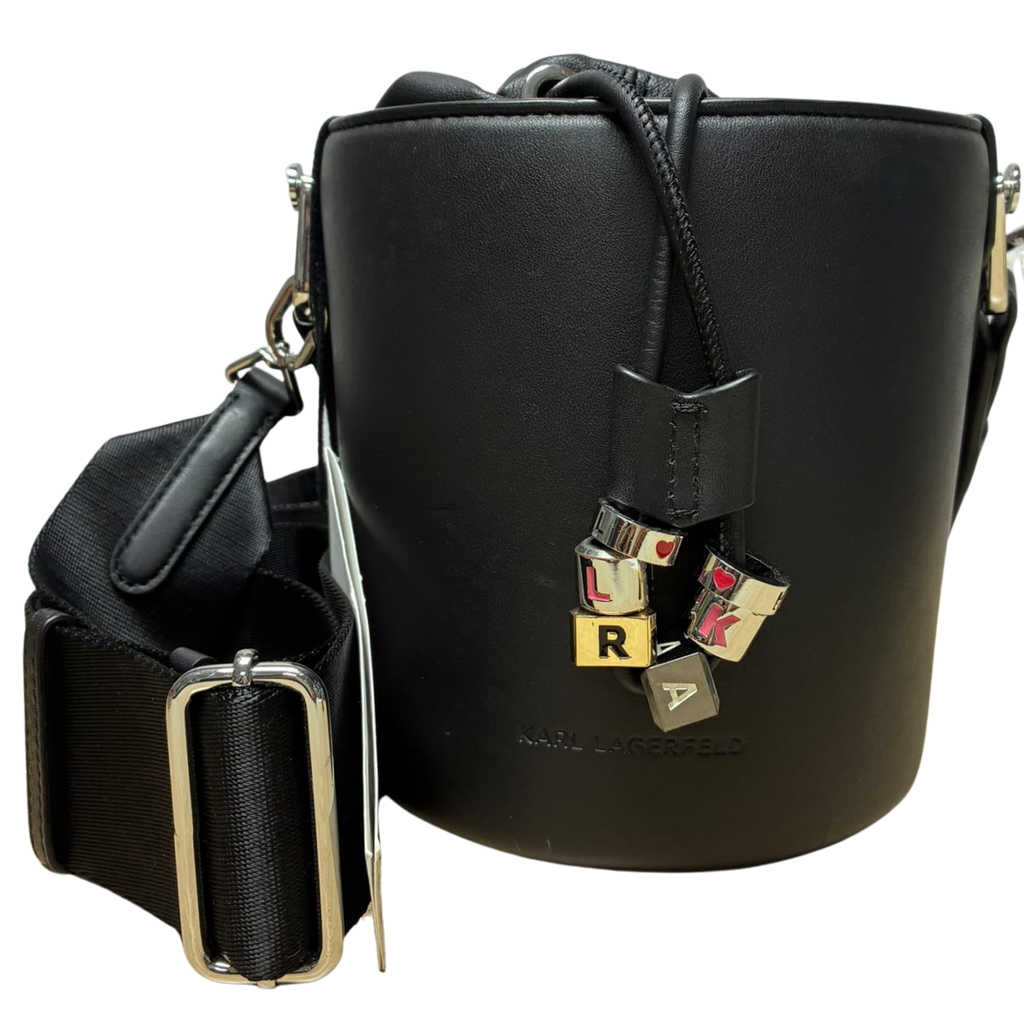 Karl Lagerfeld K Charms Leather Bucket Bag