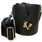 Karl Lagerfeld K Charms Leather Bucket Bag