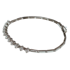750WG Diamond Bracelet 6.2GRAM