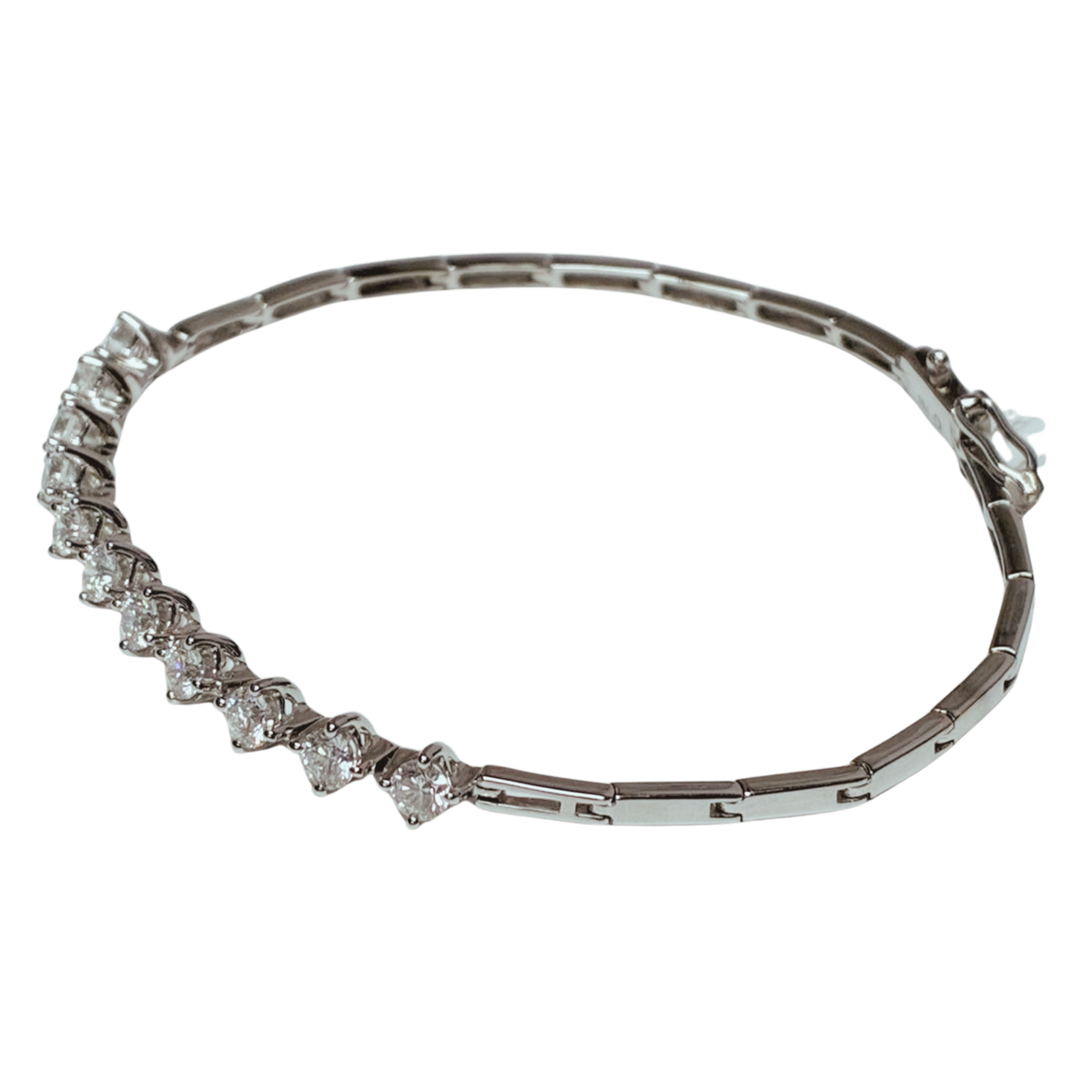 750WG Diamond Bracelet 6.2GRAM