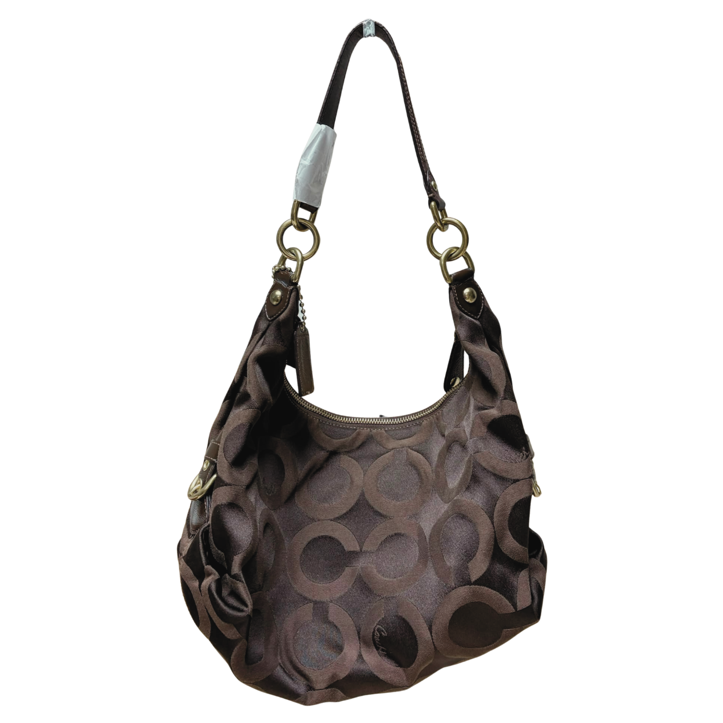 Coach Madison Op Art Sateen Hailey Hobo Bag Secondary image