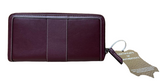 Coach Long ZipAround Wallet Burgundy Leather
