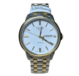 Tissot TClassic Automatic III T065430A White DayDate Gold PVD