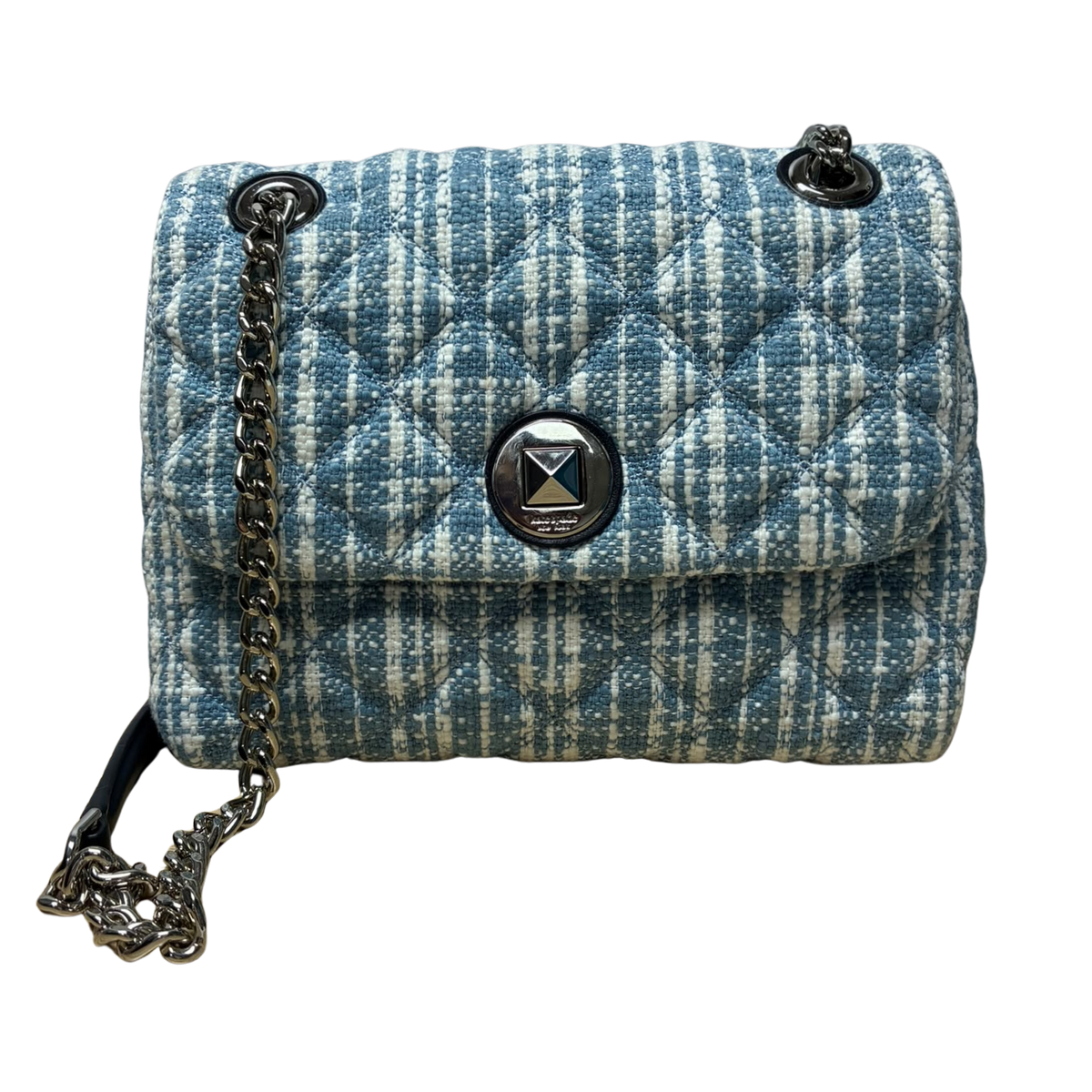 Kate Spade Natalia Denim Tweed Small Flap Crossbody