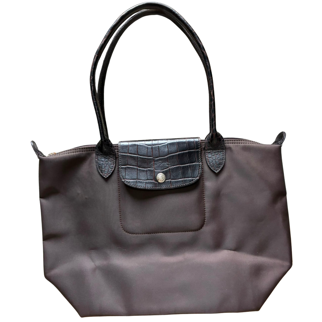 Longchamp Le Pliage Croc Tote Bag