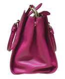 Salvatore Ferragamo Beky Tote Bag Fuchsia Saffiano Leather
