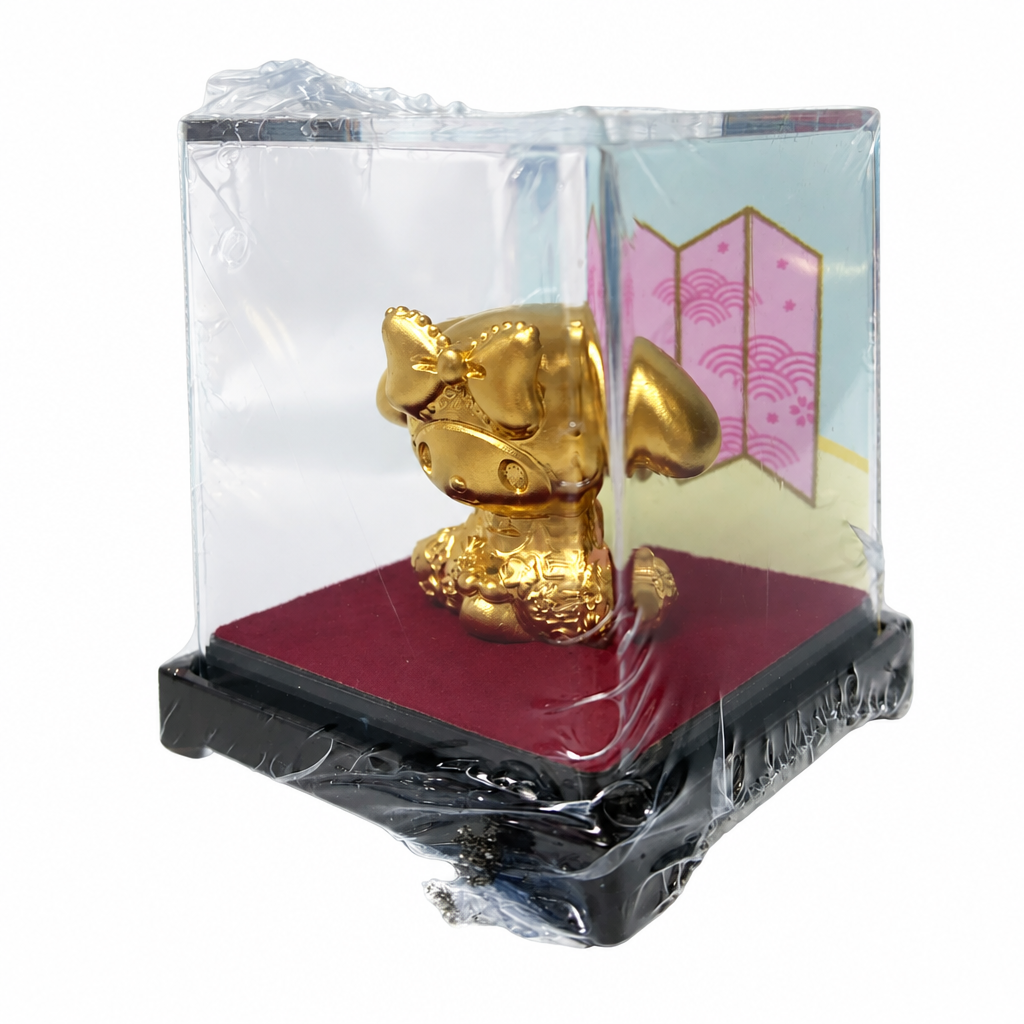 The Singapore Mint Sanrio My Melody Showa Collection 24K Gold Foil Mini Figure