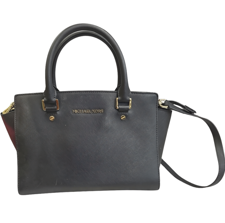 Michael Kors Selma Medium Saffiano Leather Satchel