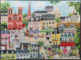 eeBoo Piece and Love Paris in a Day 1000 piece rectangular adult Jigsaw Puzzle