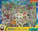 AQUARIUS SpongeBob SquarePants Puzzle (3000 Piece Jigsaw Puzzle) - Officially Licensed SpongeBob Merchandise & Collectibles - Glare Free - Precision Fit - 32 x 45 Inches