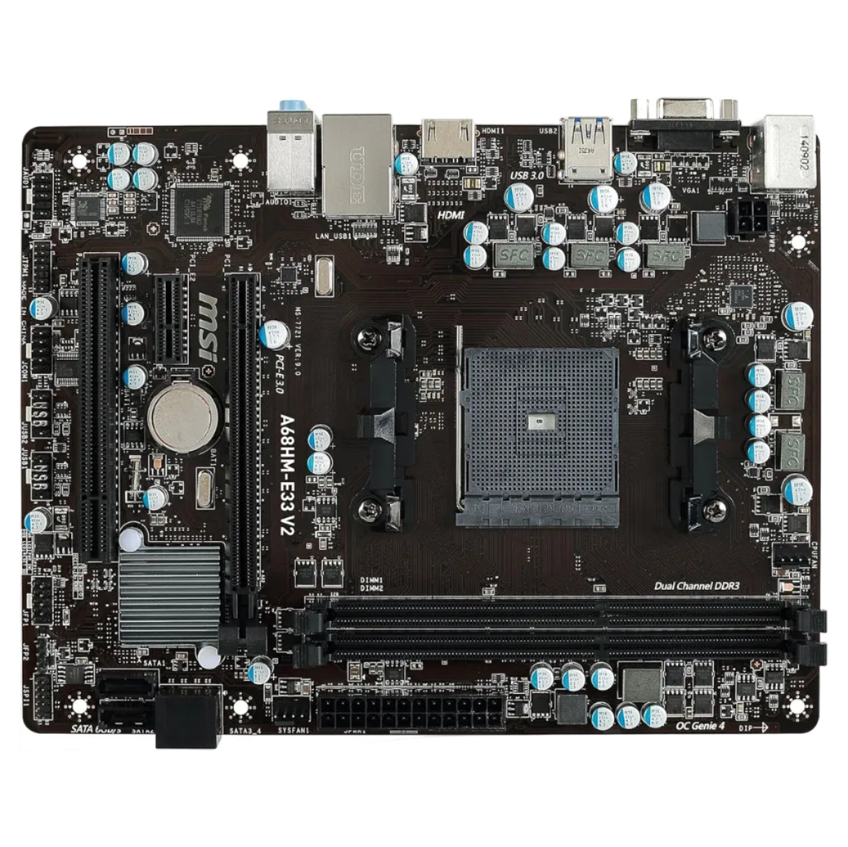 MSI Micro ATX DDR3 2133 NA Motherboards A68HME33 V2