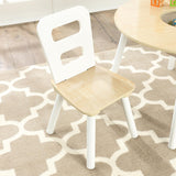 STORAGE TABLE W/2CHAIRS-WHITE/NATURAL KIDKRAFT 778/27027
