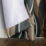 Intersect 2-Pack Ogee Print Semi-Sheer Grommet Curtain Panel Pair