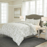 Laura Ashley Home - King Duvet Cover Set, Cotton Reversible Bedding with Matching Shams