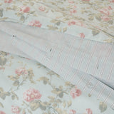 Laura Ashley Home King Duvet Cover Set Reversible Cotton Bedding With Matching Shams