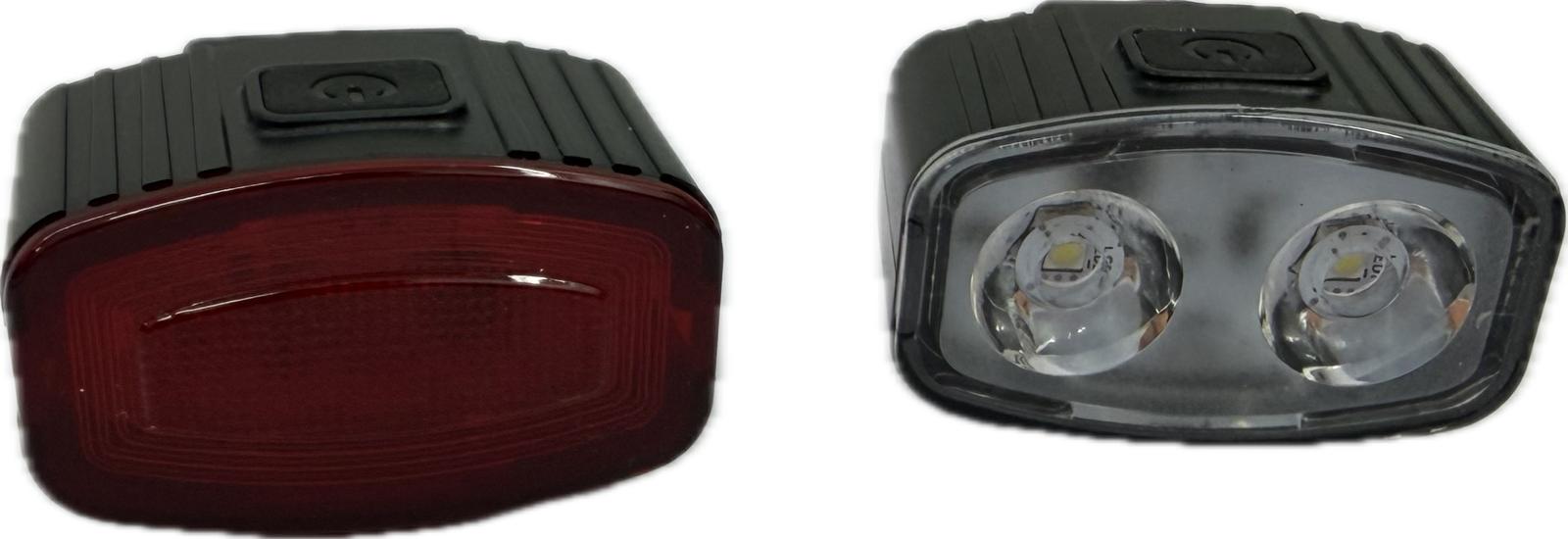 Rechargeable Bike Front & Rear Light Set Main image