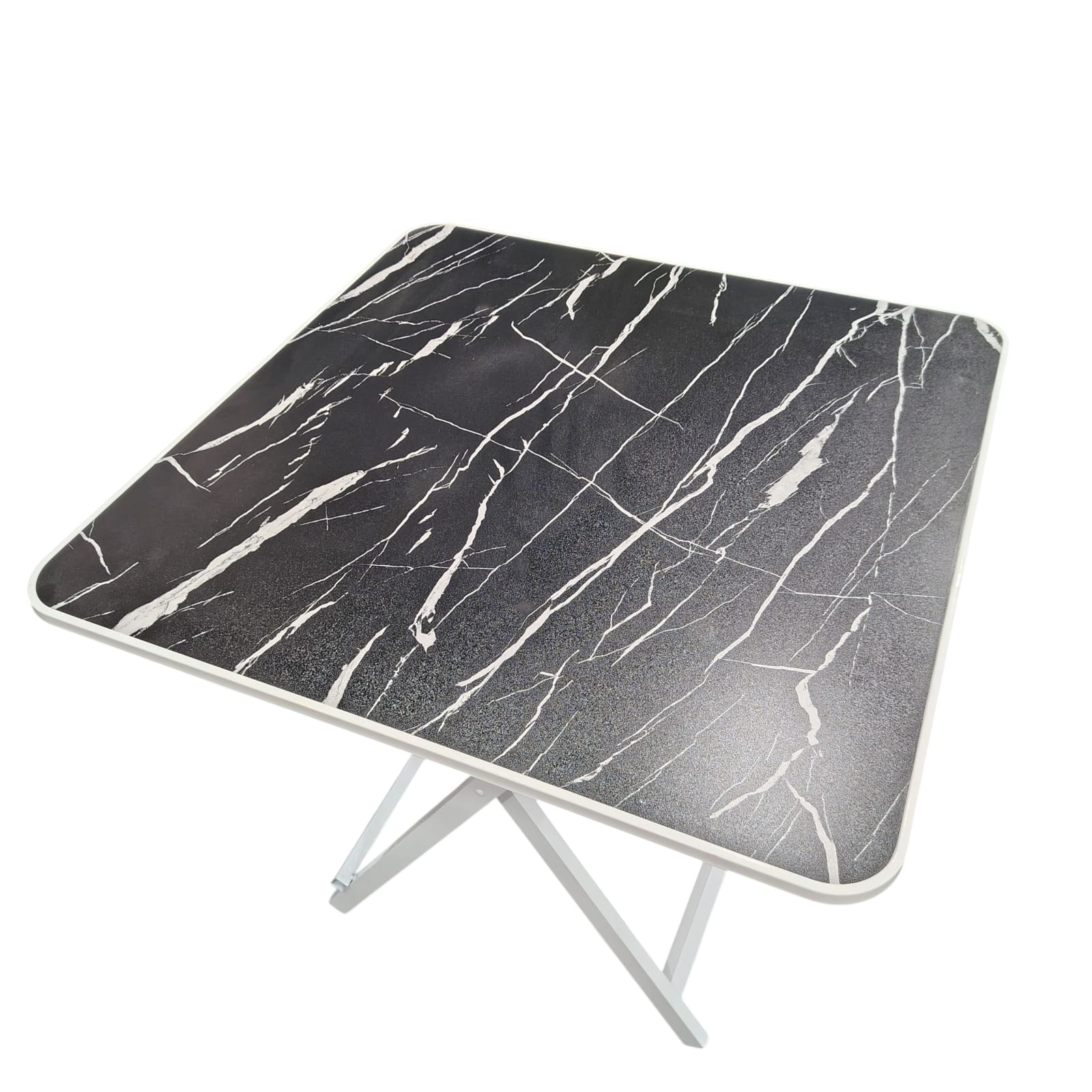 Plastic Black Colour 70x70x72 Foldable Table Main image