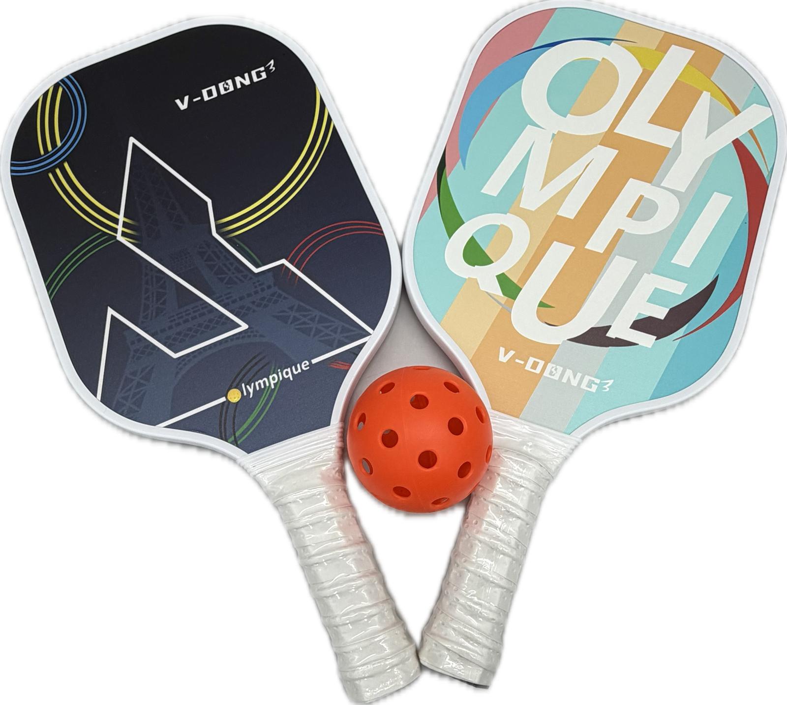 Pickle Ball Paddle Set – 2 Paddles, 1 Ball (VDONG) Main image