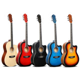 Guitar 38in Acoustic Multi Color