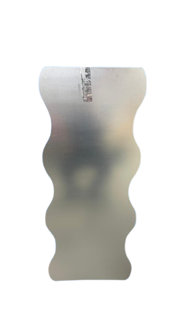 Wall Mirror Sticker Wavy 50x120cm Main image