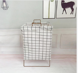 Laundry Bag W Metal Handle