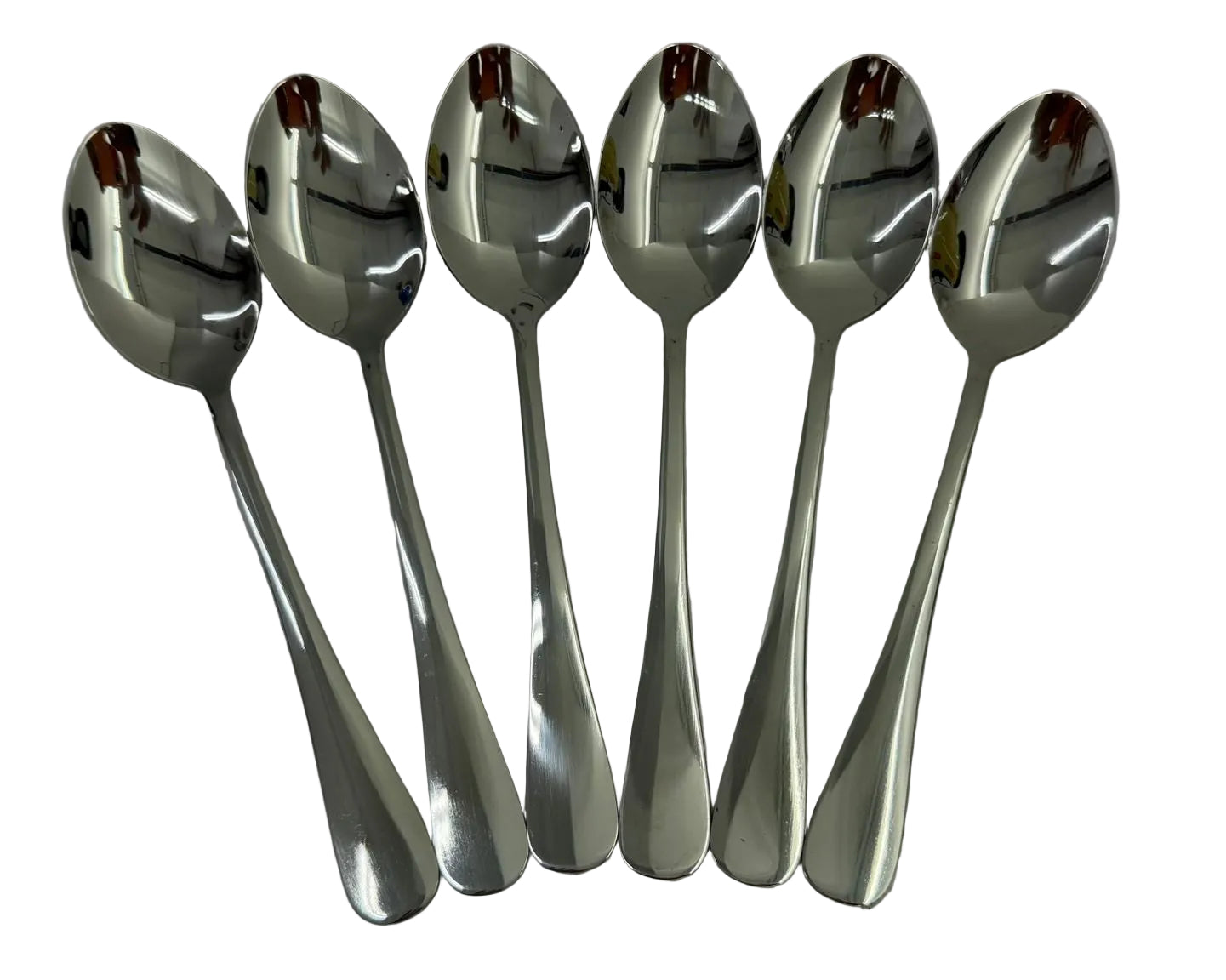 Dinner Spoon 6pc Stainless Steel Plain Main image