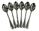 Dinner Spoon 6pc Stainless Steel Plain