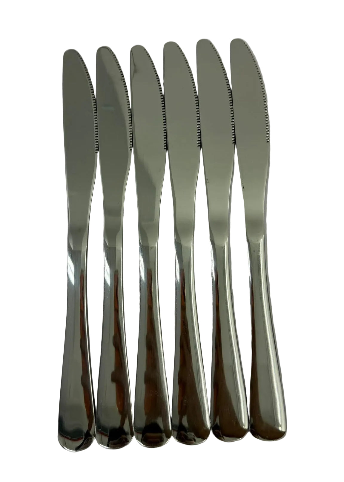 Dinner Knife 6pc Stainless Steel Plain Main image