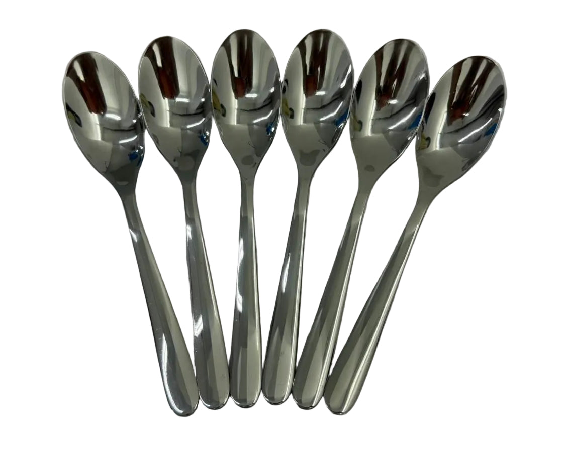 Dinner Spoon 6pc Stainless Steel Premium Main image