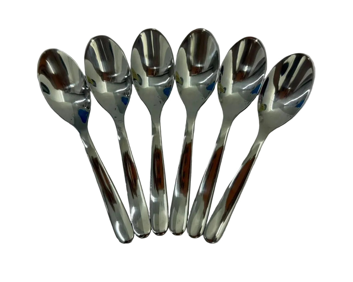Dessert Spoon 6pc Stainless Steel Premium Main image