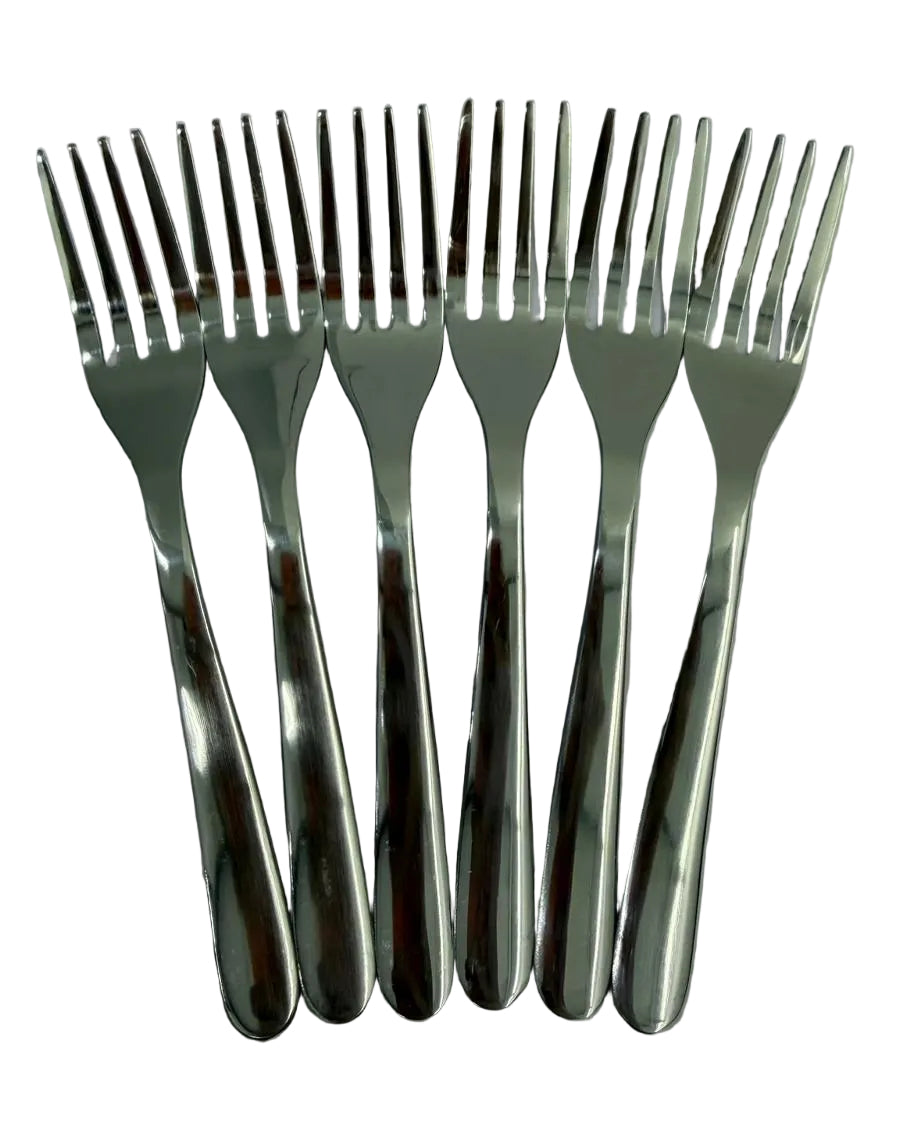 Dessert Fork 6pc Stainless Steel Premium Main image