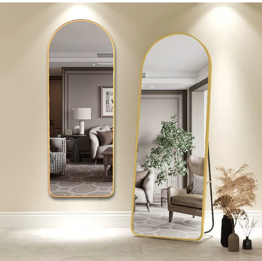 Standing Mirror 40x160 Aluminum Frame Main image