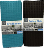 2-Piece Checkered Drying Mat Set