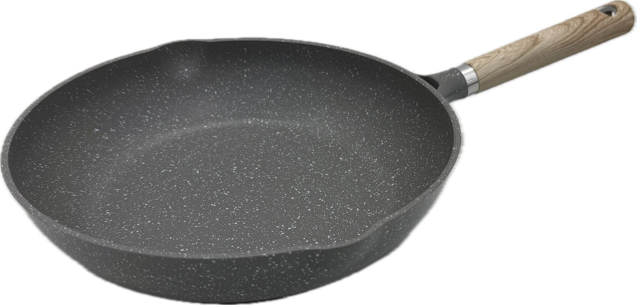 Wok with Handle – 28cm Marble Induction (YJG-11628) Main image