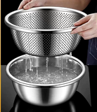 Colander Stainless Steel Round 28Cm