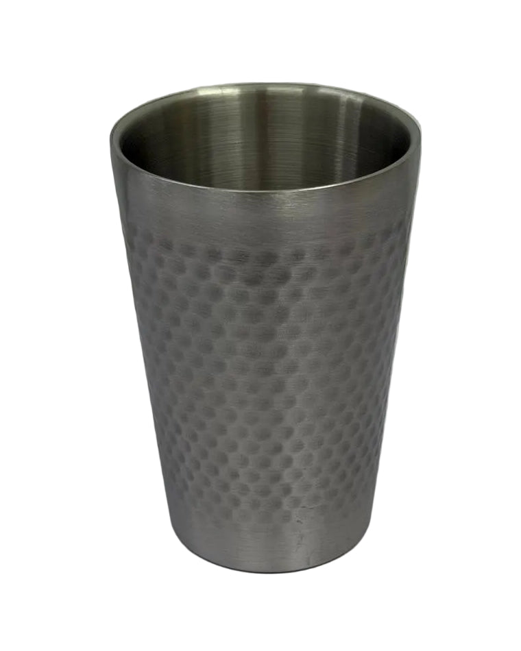 350ml Dimpled Silver Tumbler Main image