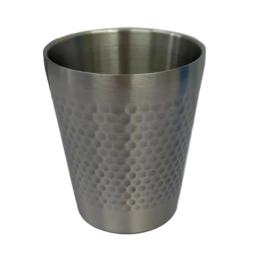 300ml Dimpled Silver Tumbler Main image