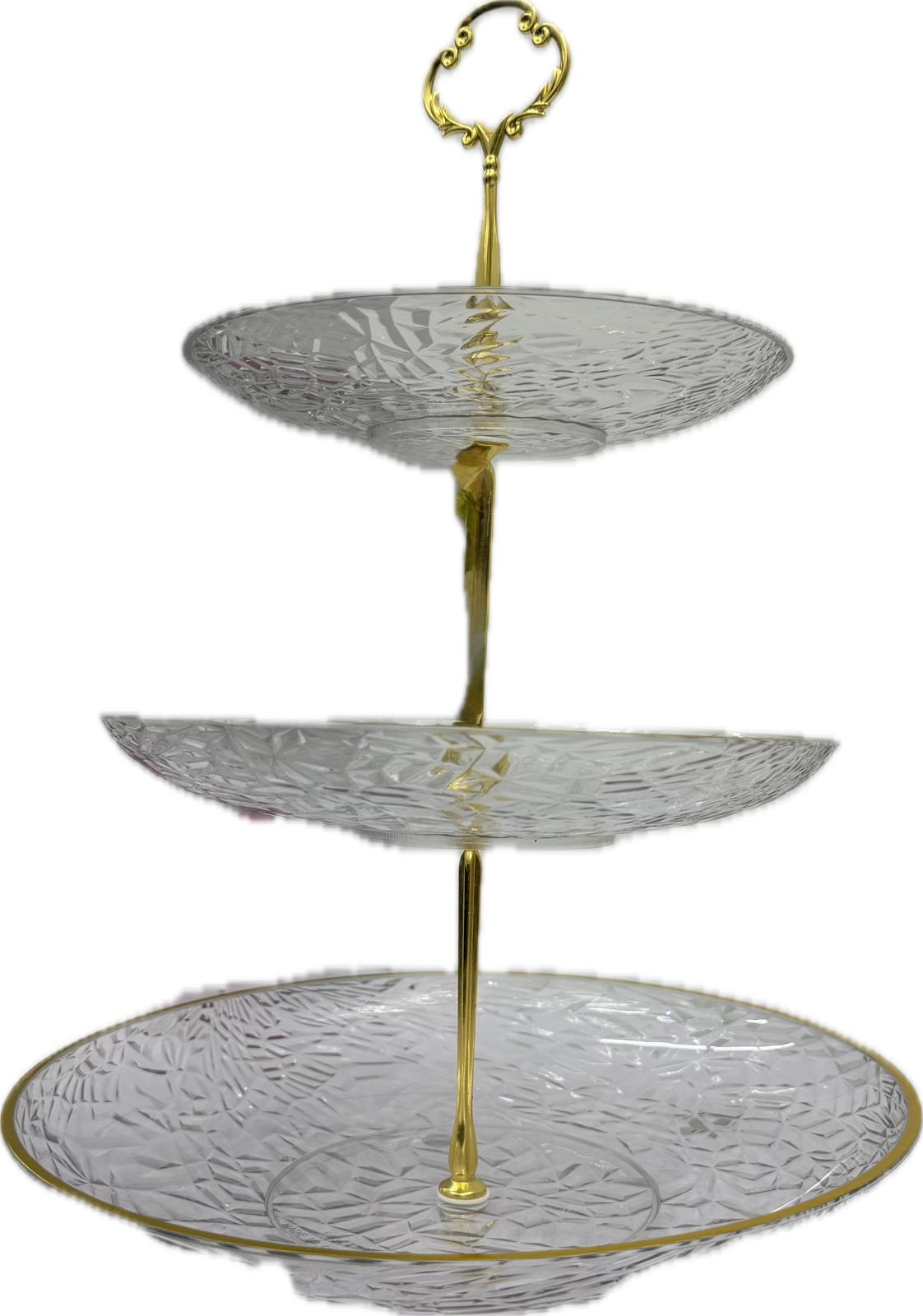 3-Tier Round Serving Tray Main image