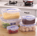 Nesting Food Container Set – Rectangular, 3-Piece (680)
