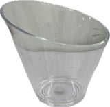 Large Clear Slanted Serving Bowl