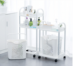 Basket W Trolley Laundry 2 Tier 2522