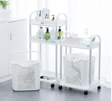 Basket W Trolley Laundry 2 Tier 2522