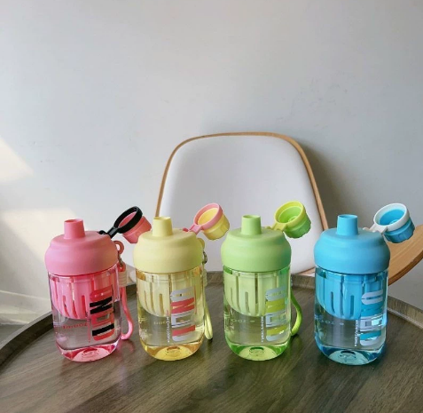 Water Bottle 580ML with Juice Core and Rope Main image